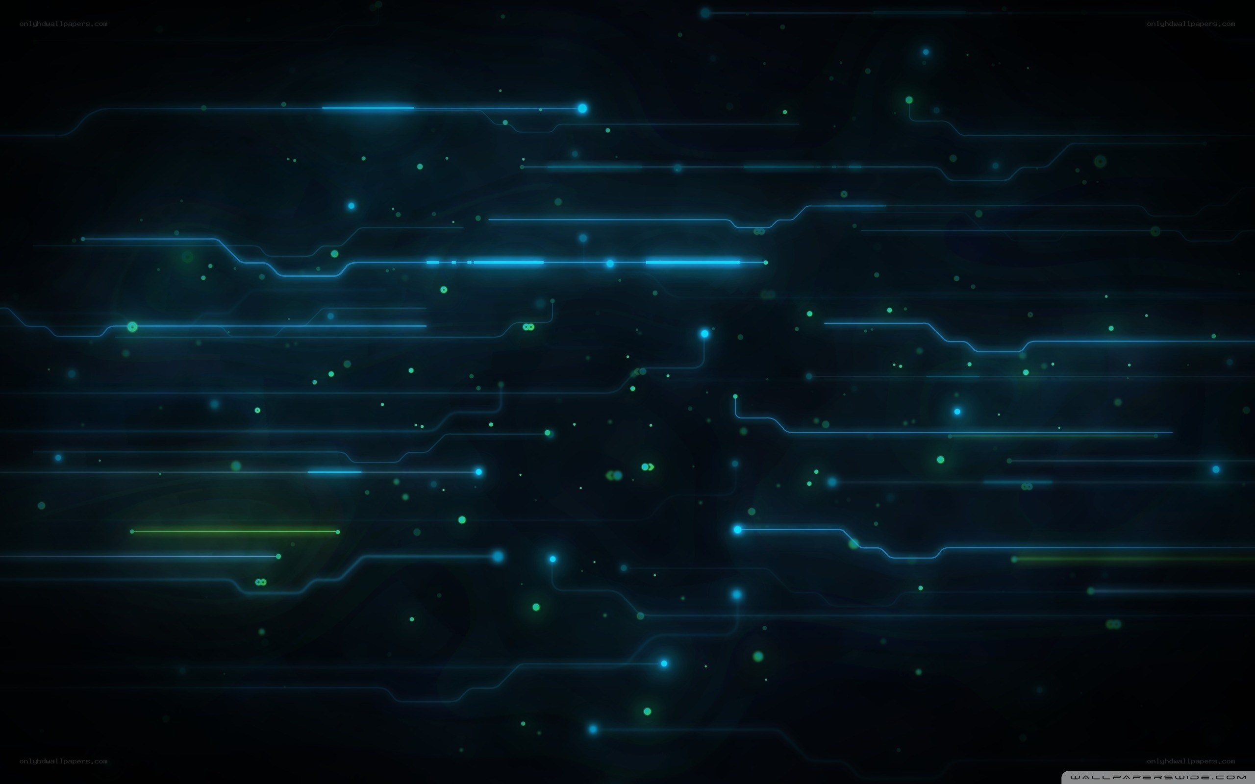 blue circuit lines background