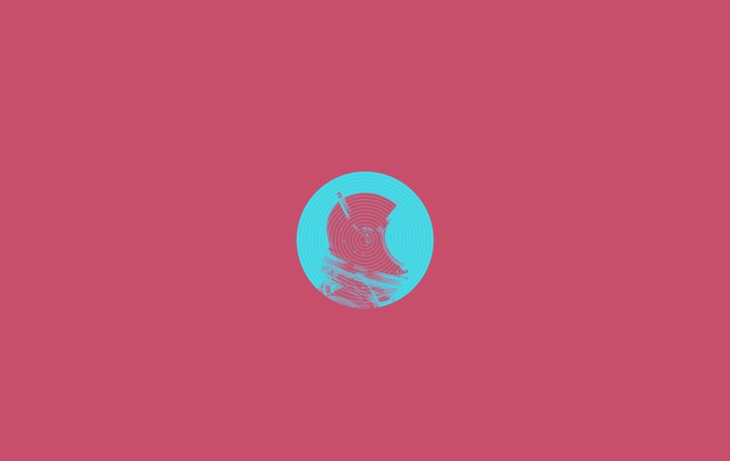 Blue Circular Design