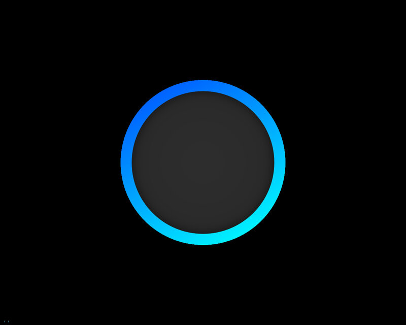 blue circular gradient