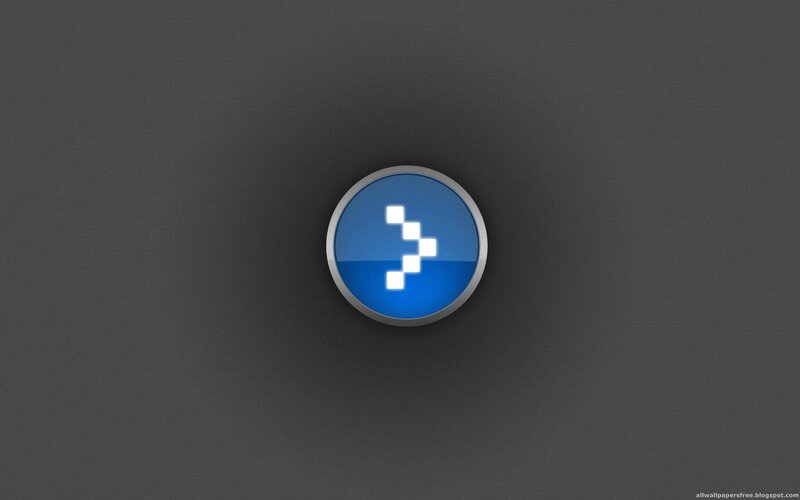 Blue Circular Icon