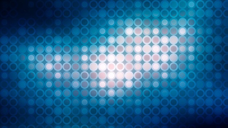 Blue Circular Light Pattern — Calm