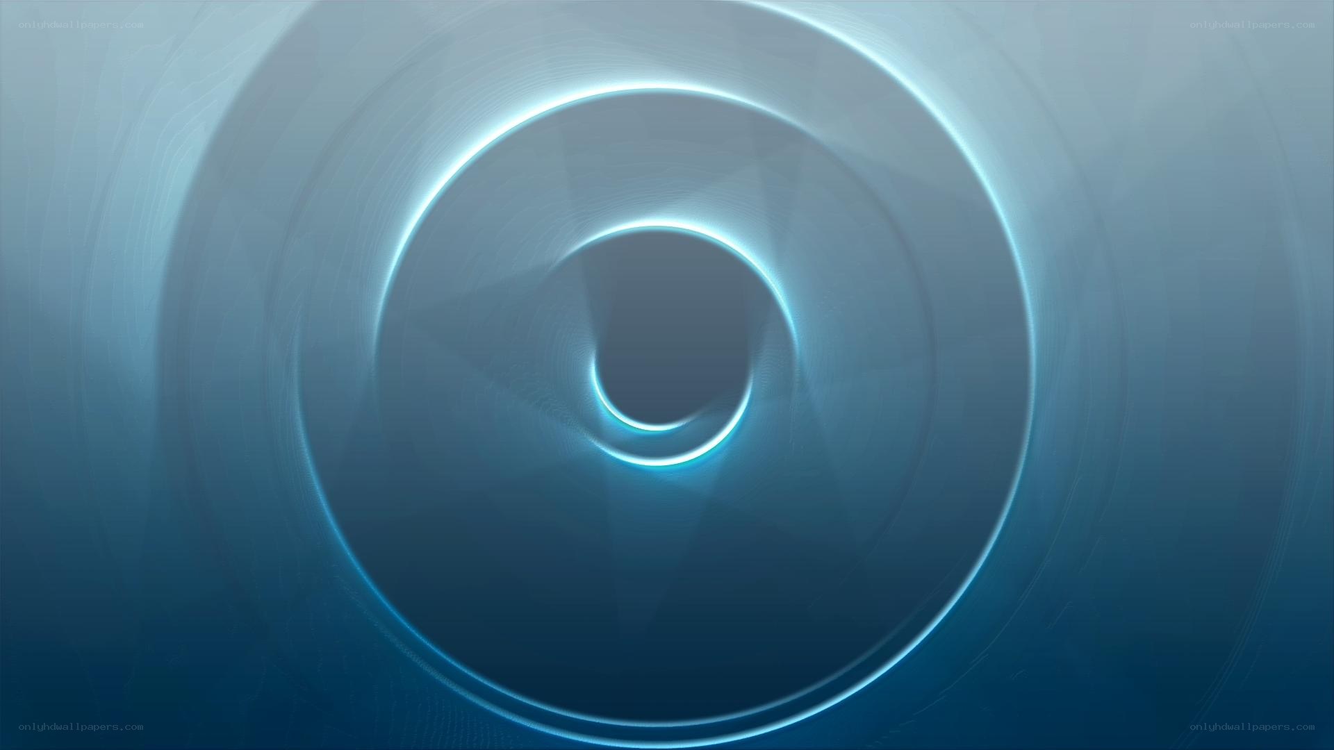 blue circular light tunnel
