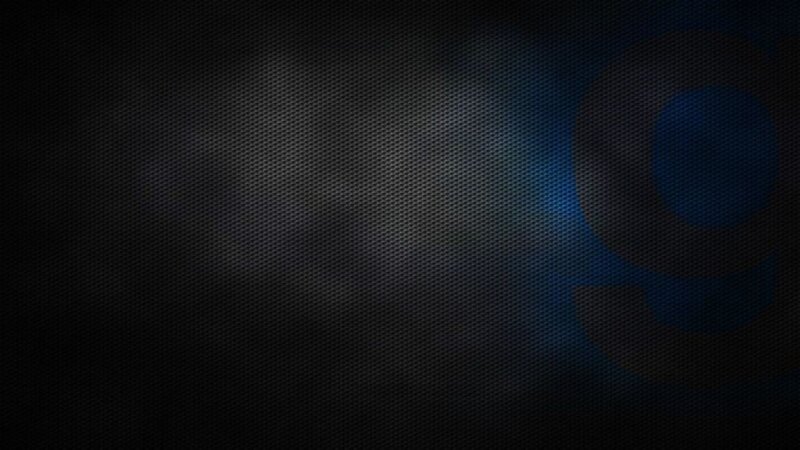 Blue Circular Logo — Black