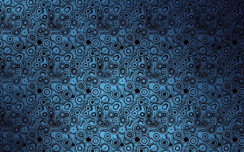 blue circular pattern background