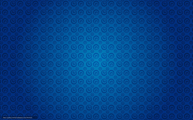 Blue Circular Pattern — Calm, Abstract, Circles, Gradient