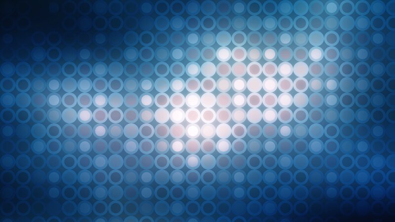 Blue Circular Pattern — Circles