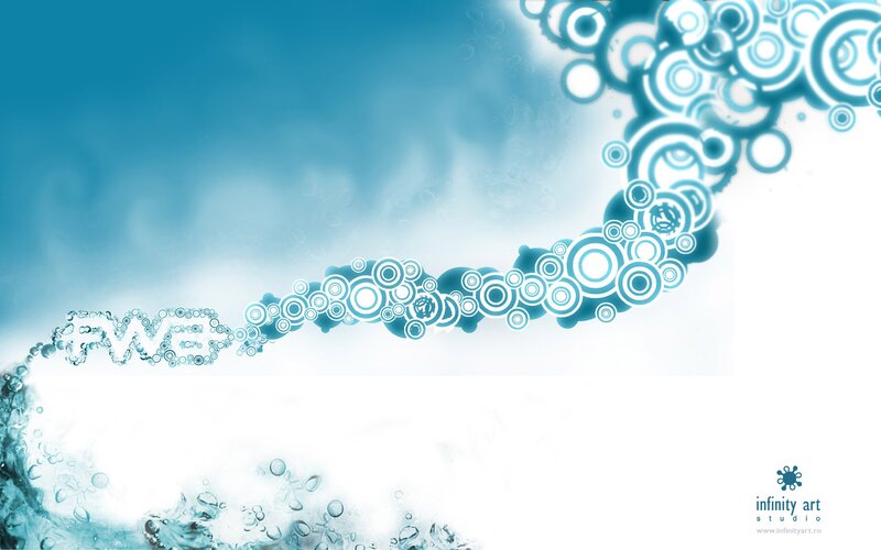 Blue Circular Pattern — Serene