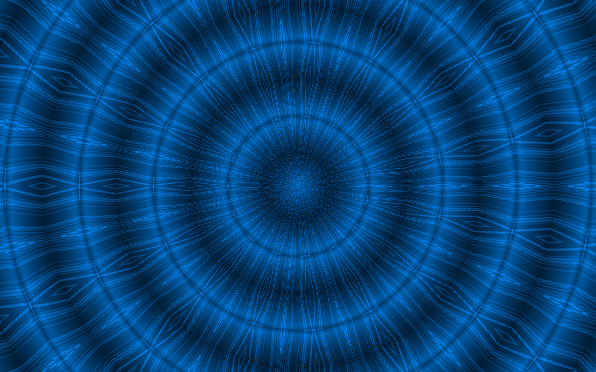 blue circular pattern