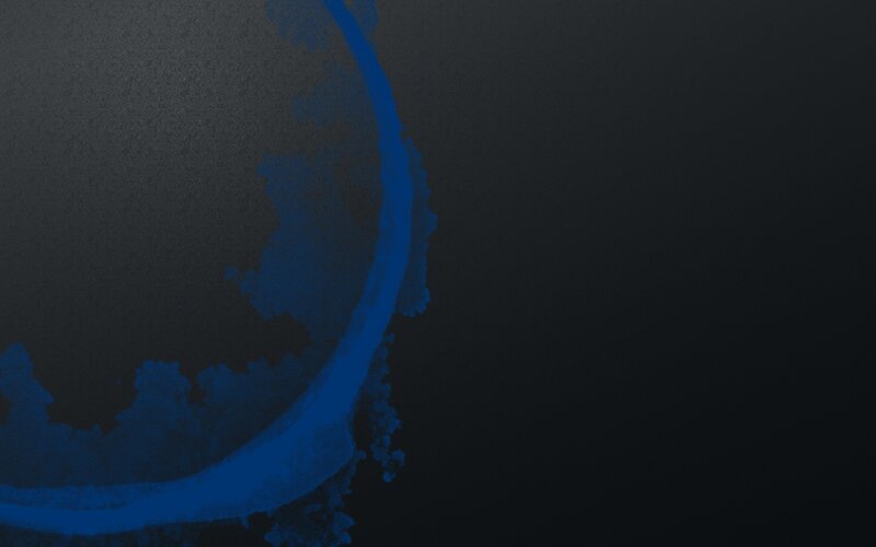 Blue Circular Shape