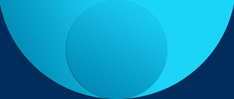 Blue Circular Shapes — Calm