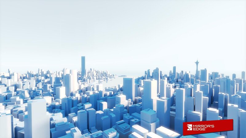 blue city skyline