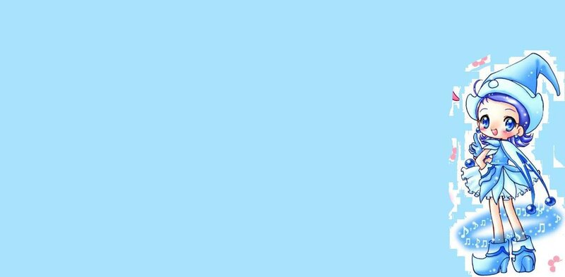 Blue-clad Anime Girl