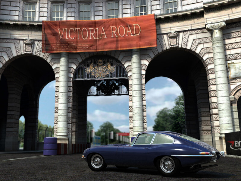 Blue Classic Car — Calm, Afternoon, 3d Render
