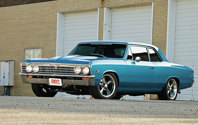 Blue Classic Car — Calm, Afternoon, Photograph, Building, Garage Doors
