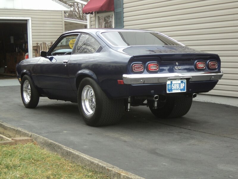Blue Classic Car — Calm, Afternoon, Photograph, House, Garage