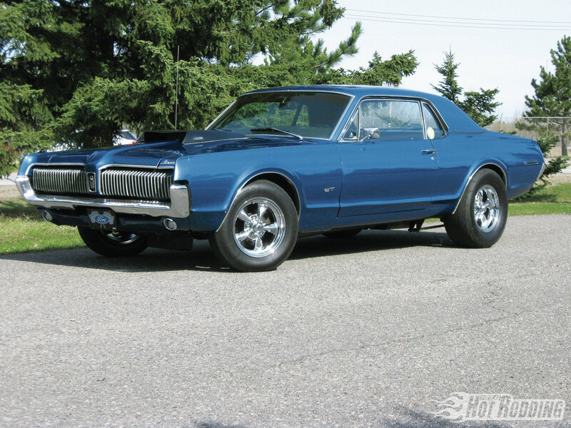 Blue Classic Car — Calm, Afternoon, Photograph, Trees, Gravel