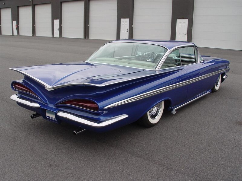 Blue Classic Car — Calm, Photograph