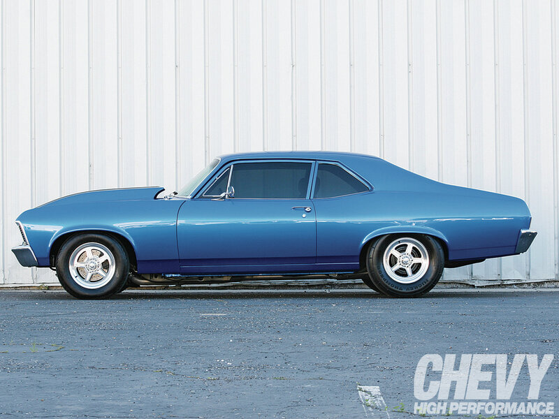 Blue Classic Car — Calm, Photograph, Wall