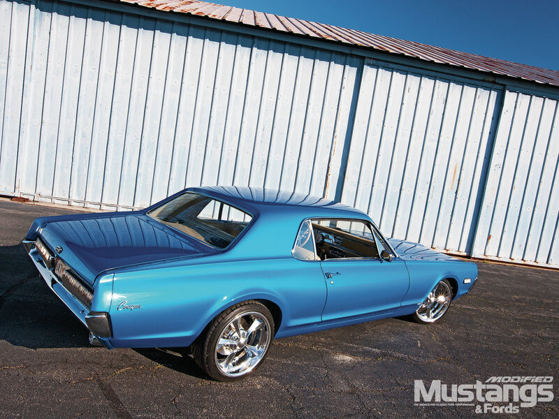 Blue Classic Car — Dramatic, Afternoon, Photograph