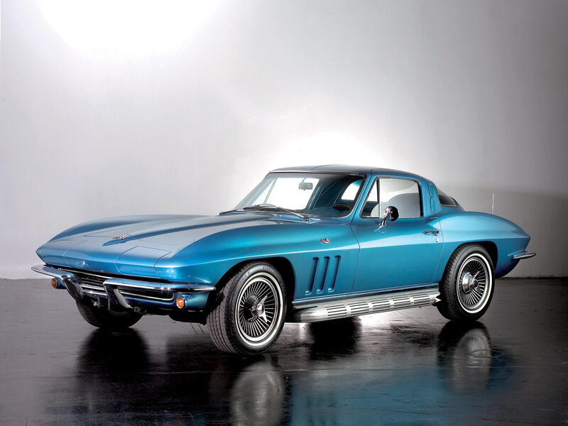 Blue Classic Car — Dramatic, Photograph, Wall