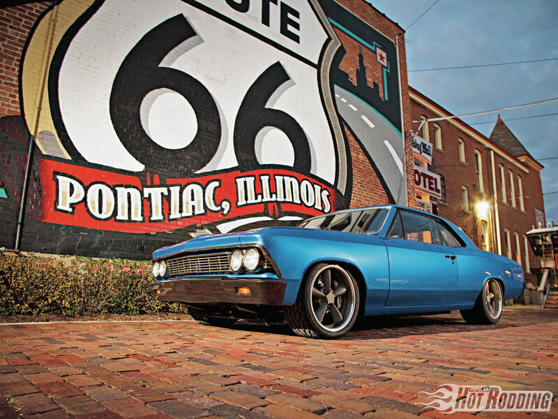 Blue Classic Car — Dramatic, Sunset, Photograph, Mural