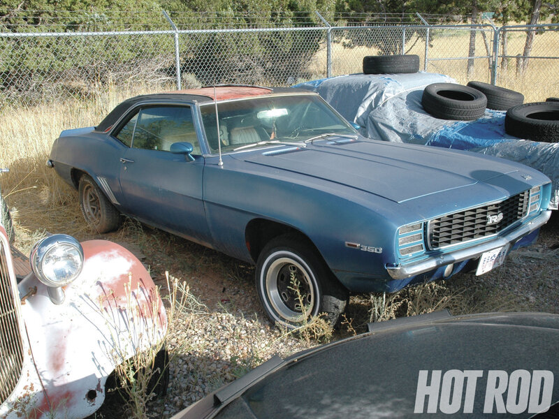 Blue Classic Car — Dusty