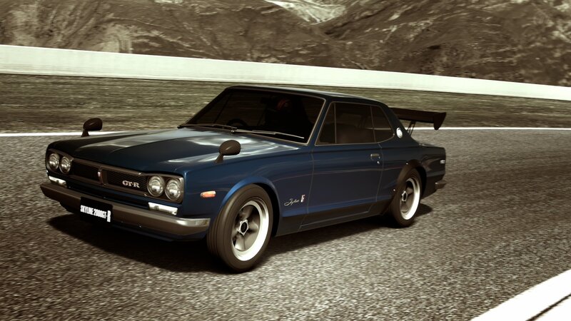 Blue Classic Car — Dynamic, 3d Render
