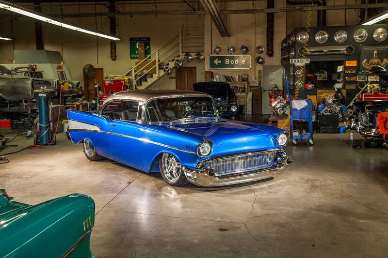 Blue Classic Car — Industrial, Photograph
