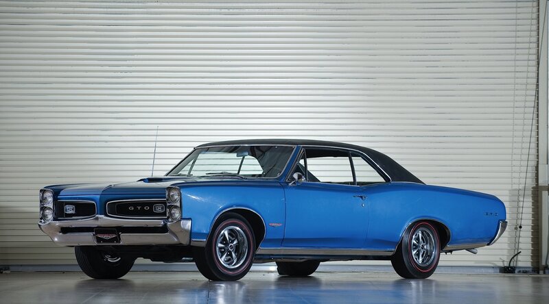 Blue Classic Car — Neutral, Photograph, Garage