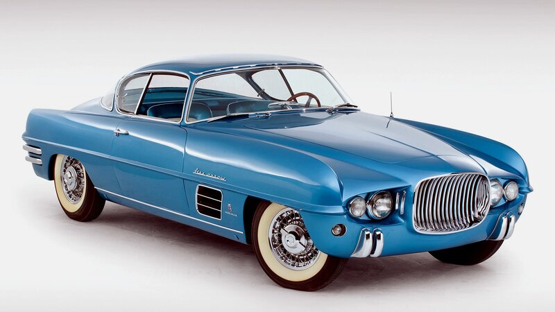 Blue Classic Car — Neutral, Photograph, Grille