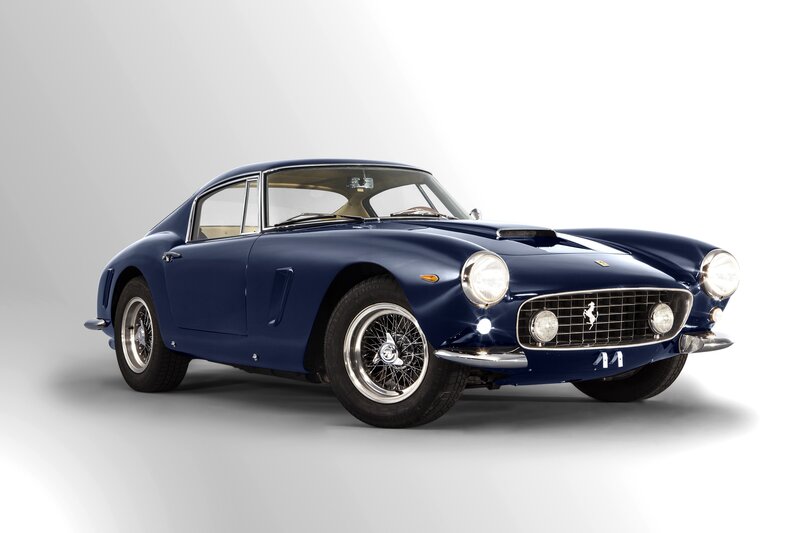 Blue Classic Car — Neutral, Photograph, Wheels, Grille