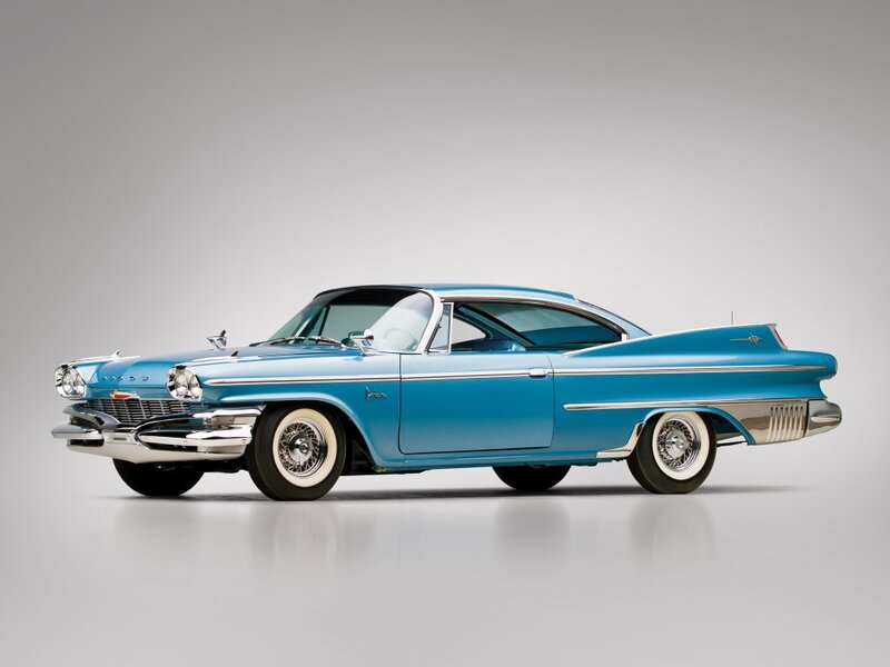 Blue Classic Car — Neutral, Photograph, White Wall Tires