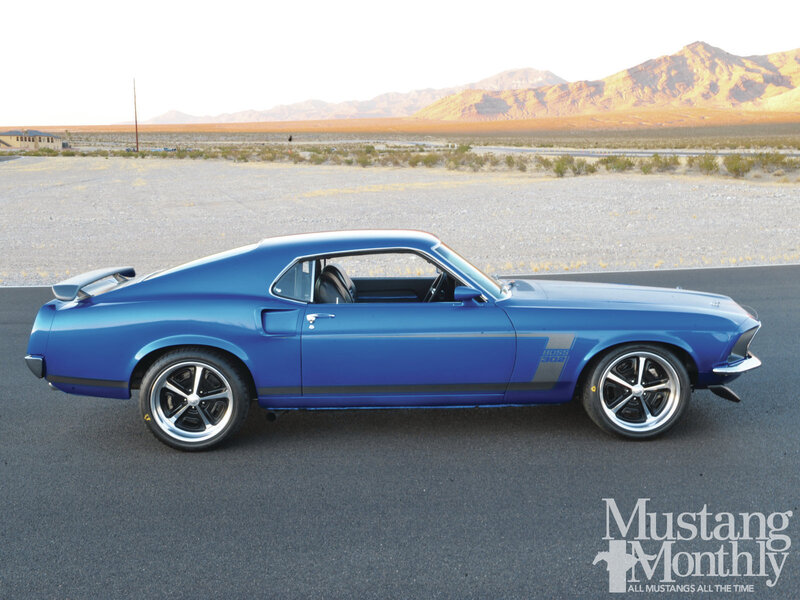 Blue Classic Car — Serene, Sunset, Photograph