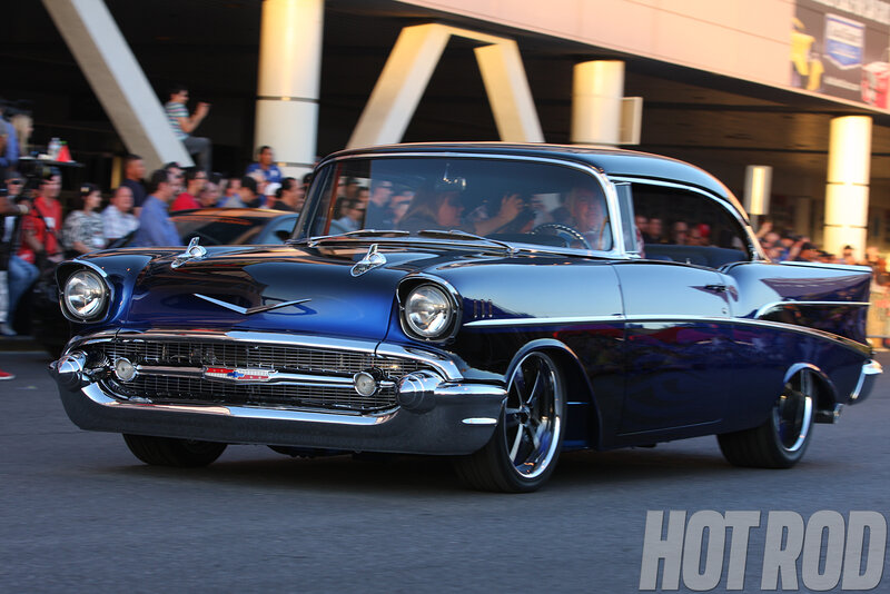 Blue Classic Car — Showcase, Afternoon, Photograph