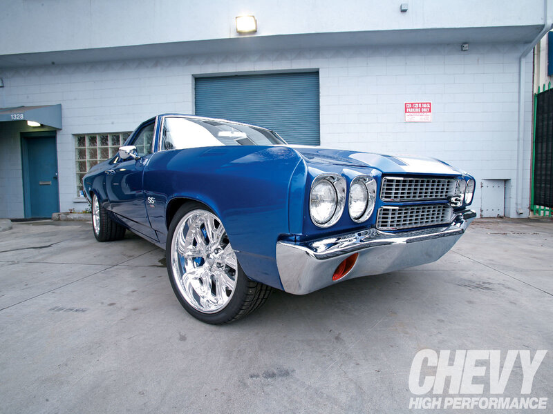 Blue Classic Car — Showcase, Afternoon