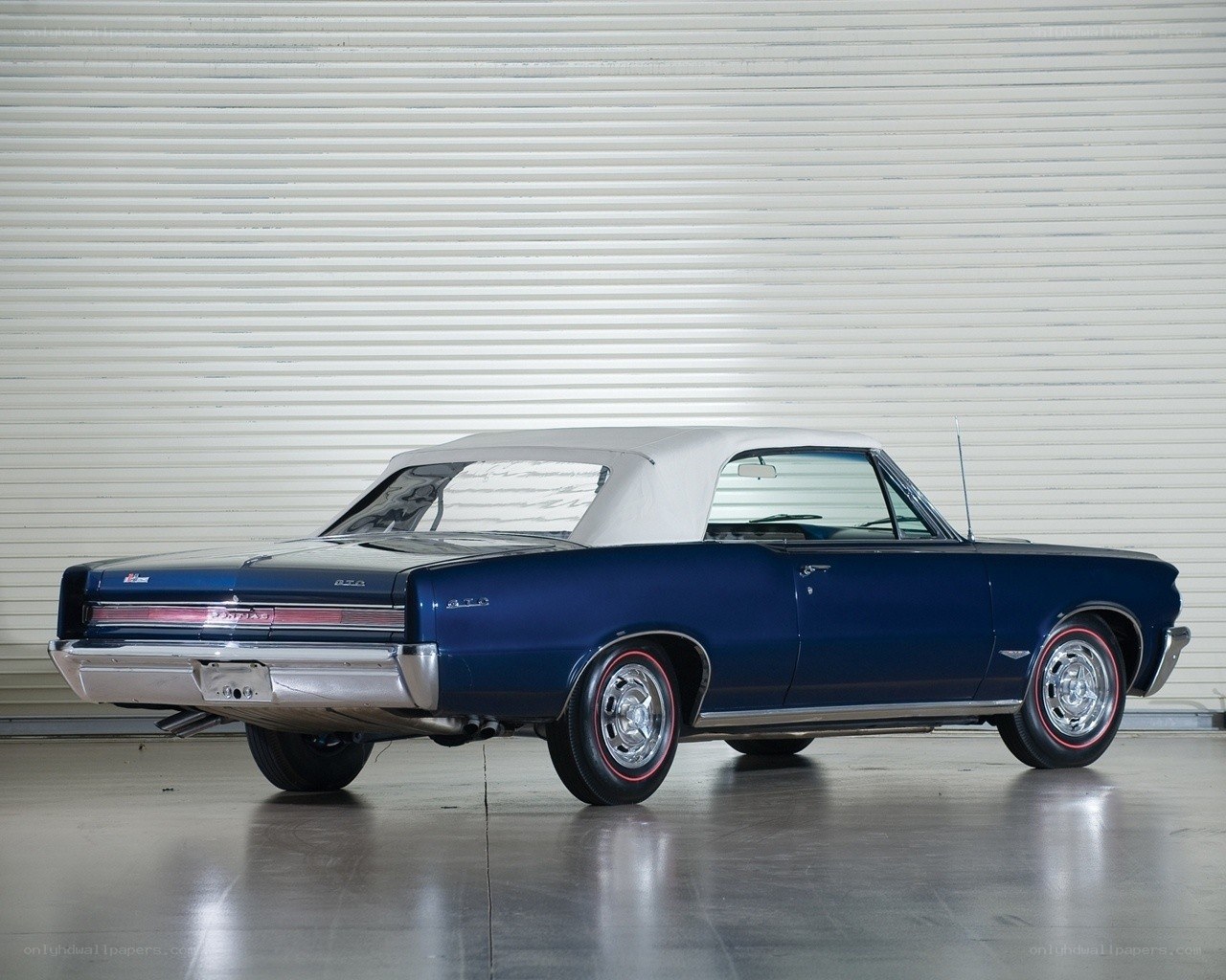 blue classic convertible car