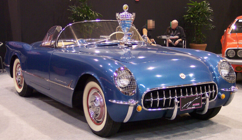 Blue Classic Convertible — Showroom