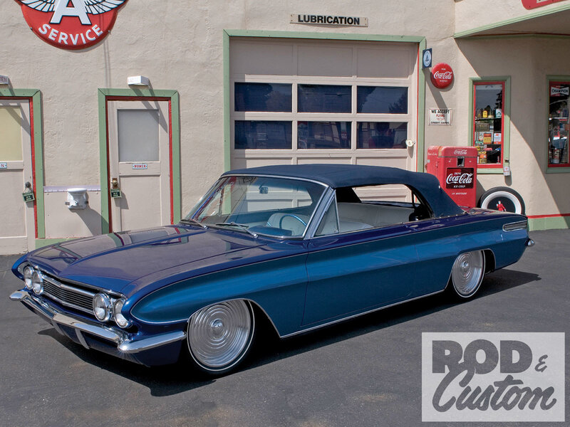 Blue Classic Convertible