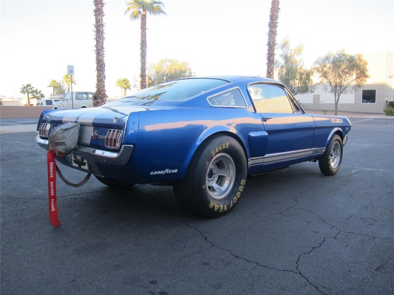 Blue Classic Muscle Car — Calm, Afternoon, Photograph, Palm Trees