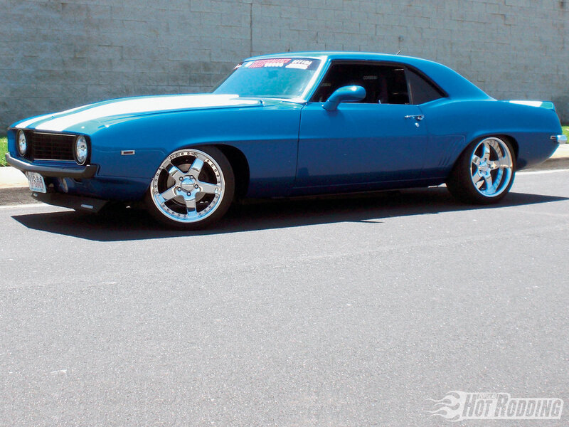 Blue Classic Muscle Car — Calm, Afternoon, Photograph