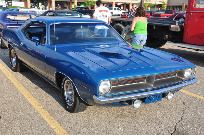 Blue Classic Muscle Car — Calm
