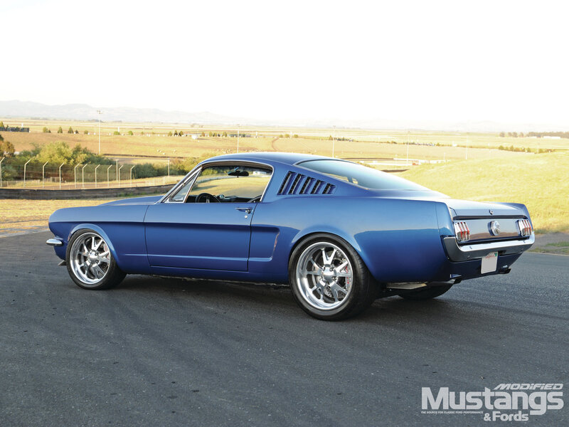 Blue Classic Mustang — Serene, Afternoon