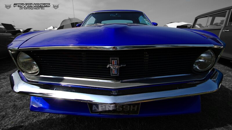 Blue Classic Mustang