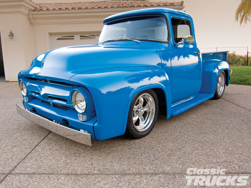 Blue Classic Pickup Truck — Calm