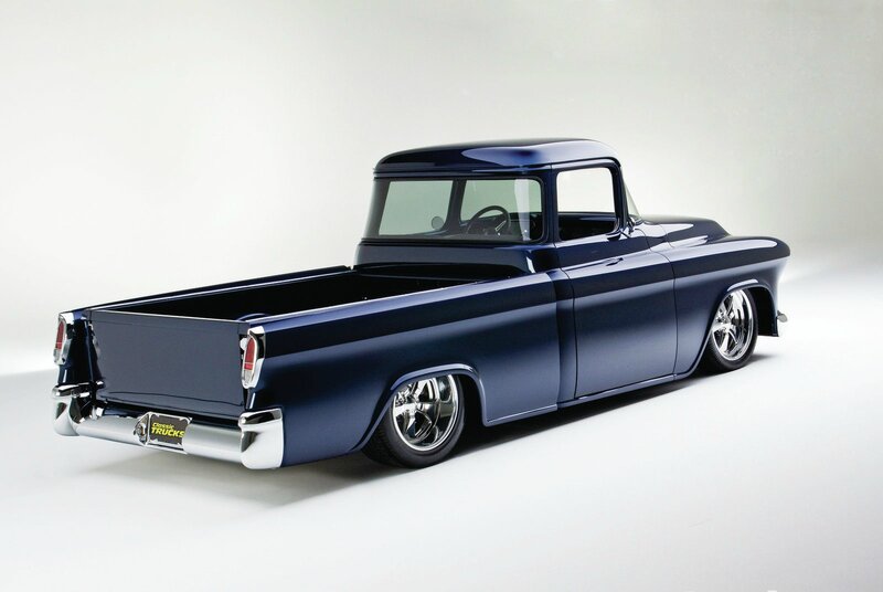 Blue Classic Pickup Truck — Clean