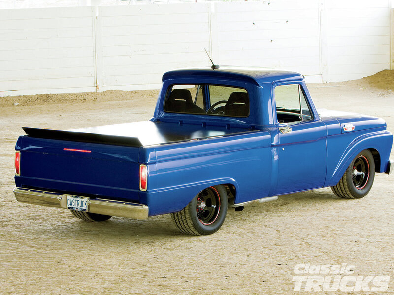 Blue Classic Pickup Truck — Neutral, Afternoon