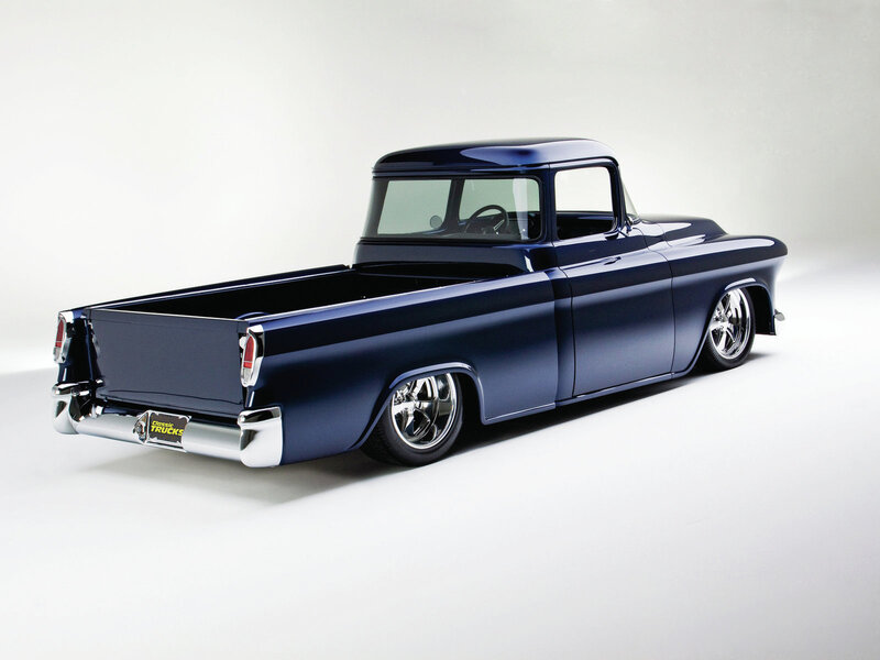 Blue Classic Pickup Truck — Neutral, Photograph