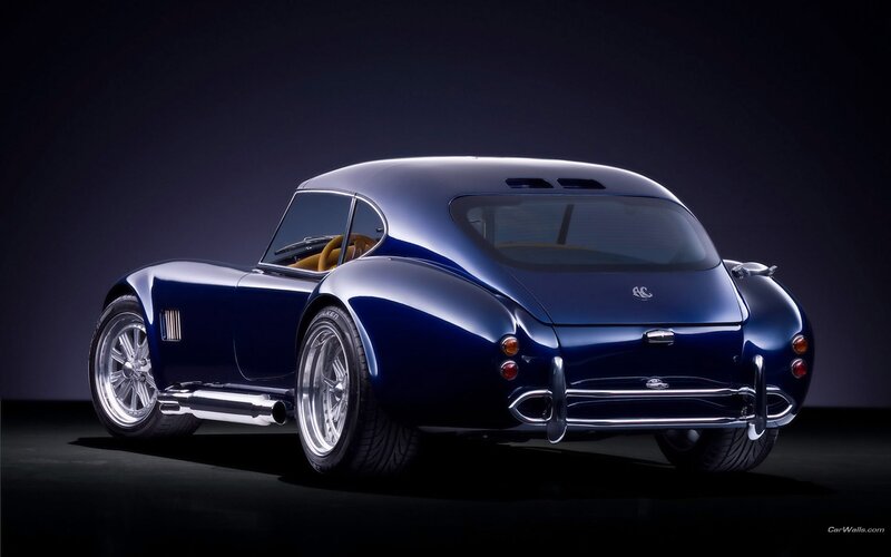blue classic sports car