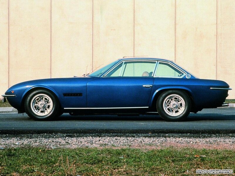 blue classic sports car