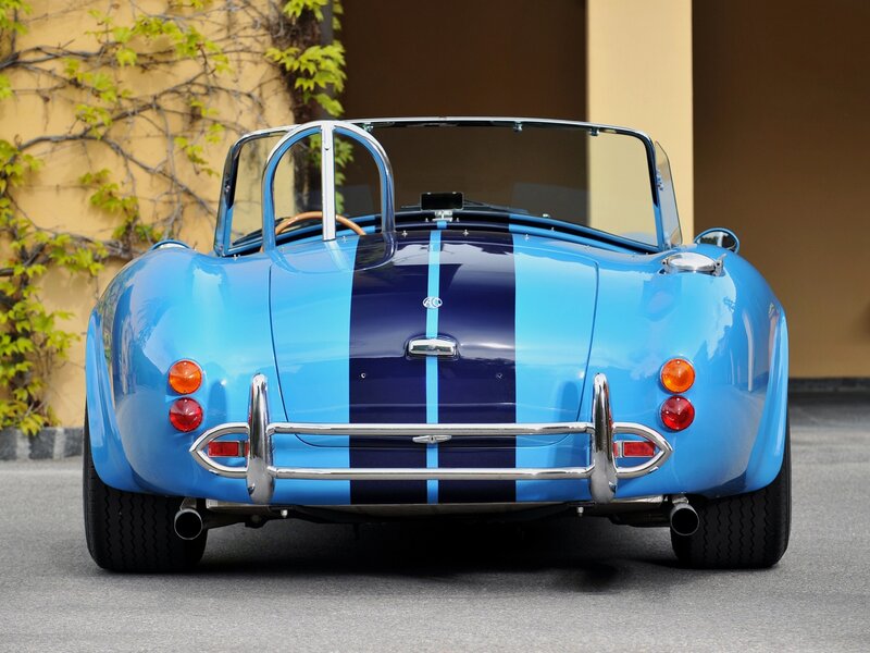 blue classic sports car